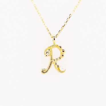 K10イニシャルペンダントR