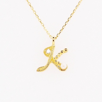 K10イニシャルペンダントK