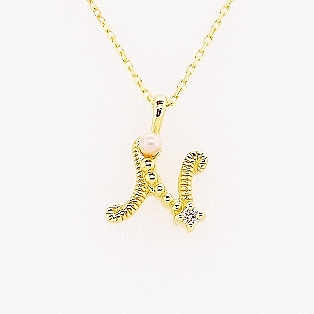 K10イニシャルペンダントN